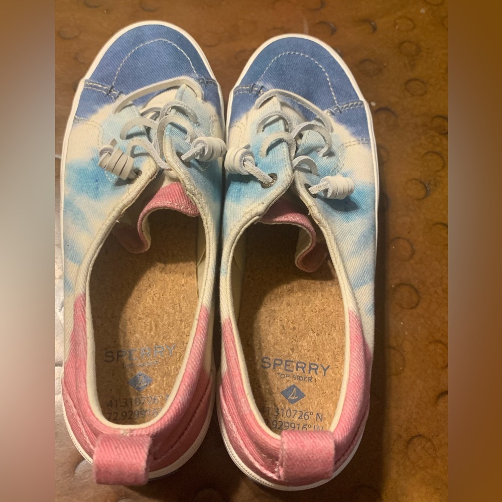 Sperry Top Sider Crest Vibe Women's size 8.5 Tye Dye